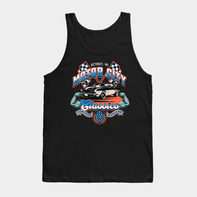 Motor City Classics Tank Top by LarryNaderPhoto